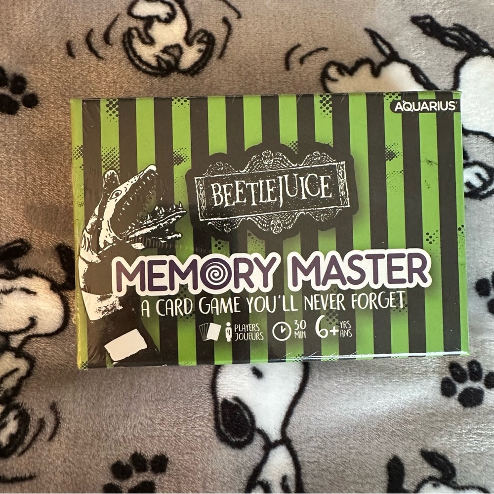 Beetlejuice Memory Master Card Game